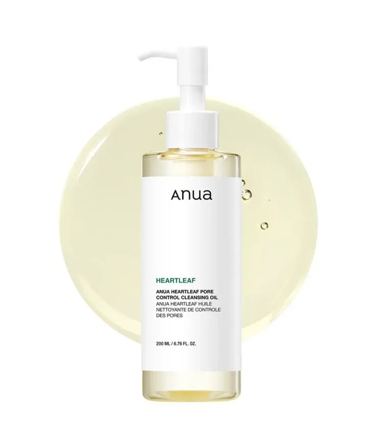Heartleaf Aceite Limpiador Control de Poros ANUA, 200ml