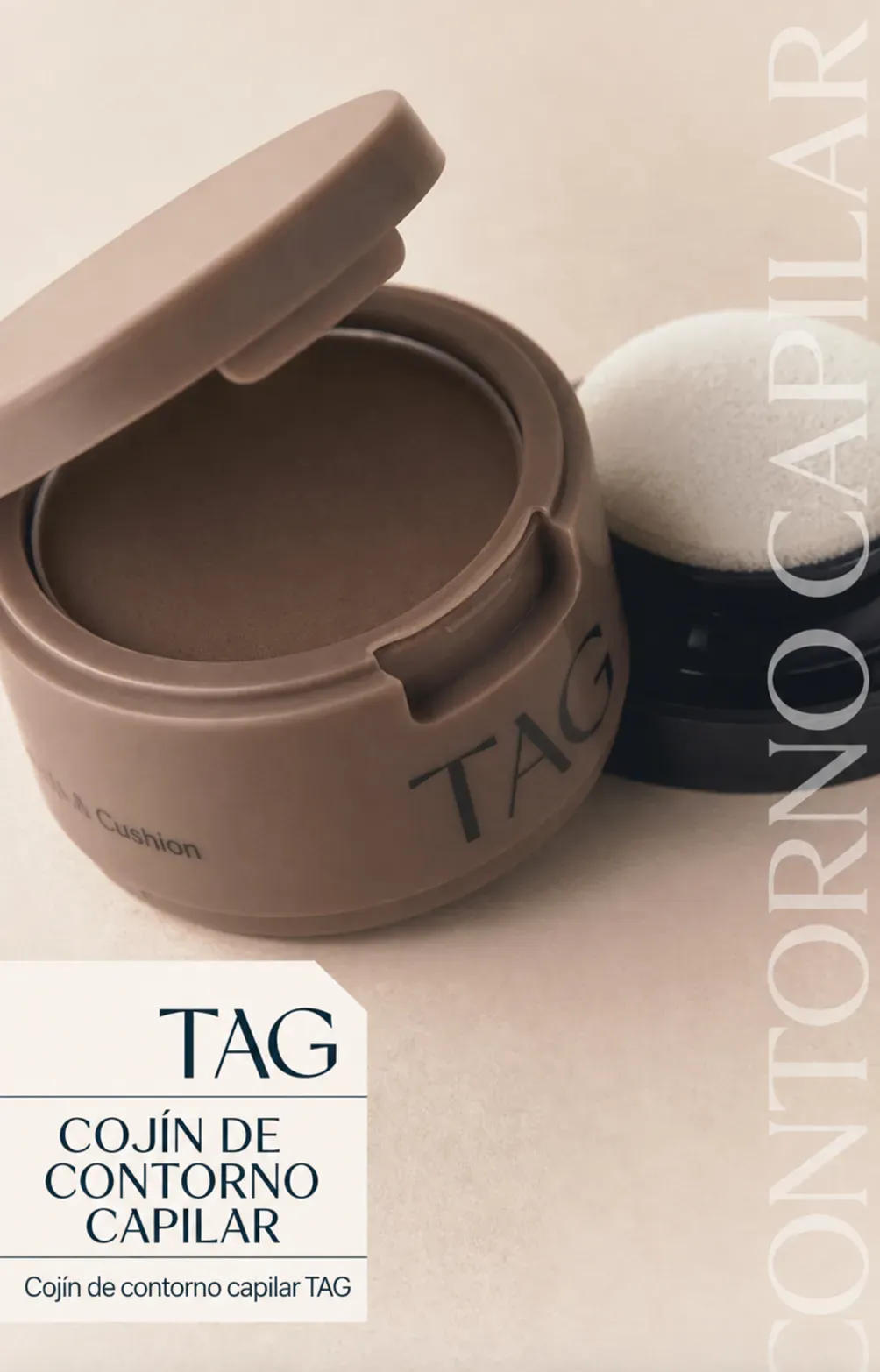 Cojín de Contorno para la Línea del Cabello TAG, 3.6g