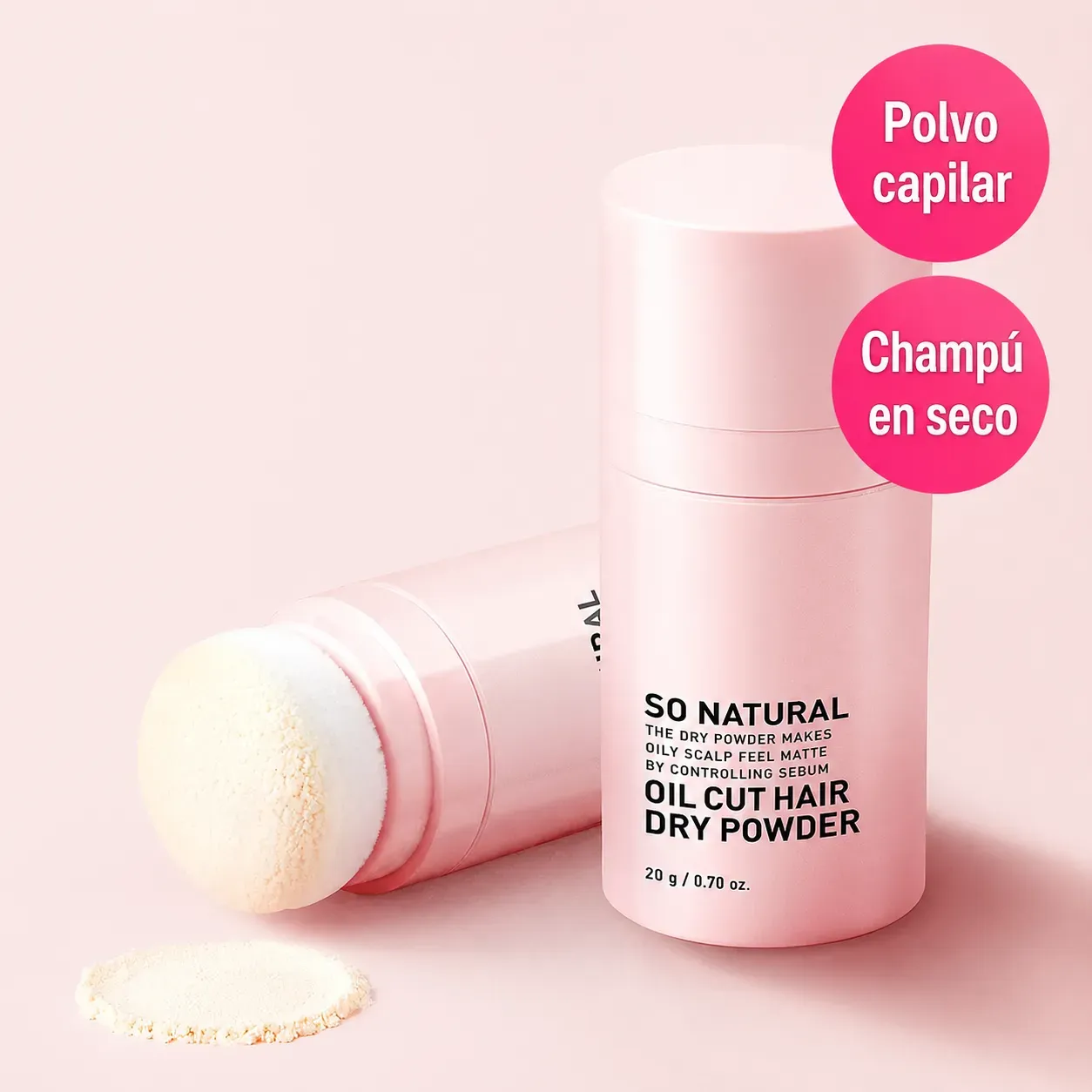 Polvo Seco Capilar Oil Cut Hair Dry Powder So Natural, 20 g