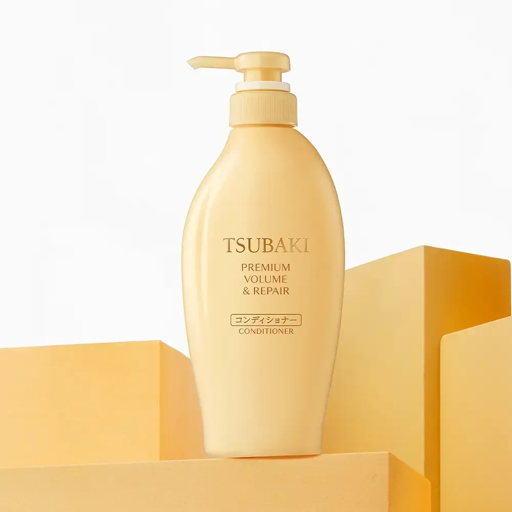 Acondicionador Premium Volume & Repair TSUBAKI, 450 ml