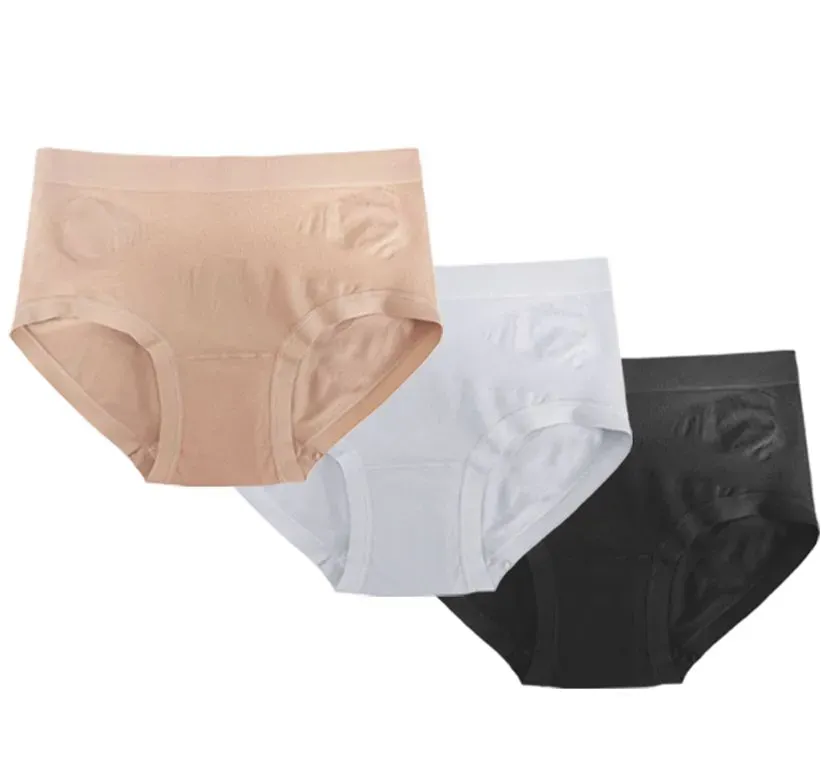 Set de 3 Panties femeninos absorbentes para incontinencia, de modal y sin costuras SALIB